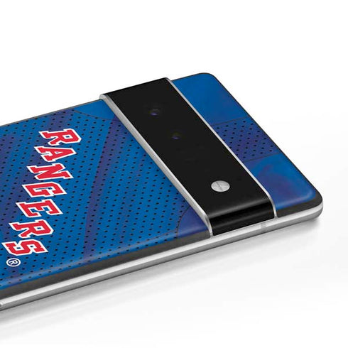 NHL New York Rangers Home Jersey Google Pixel 6 Skin